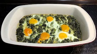 Si të gatuajmë Tavë me Spinaq dhe Vezë | Casserole with Spinach and Eggs