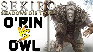 SEKIRO BOSS VS. BOSS - O'Rin of the Water VS. Great Shinobi Owl!