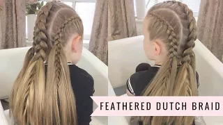 Feathered Dutch Braid By SweetHearts Hair