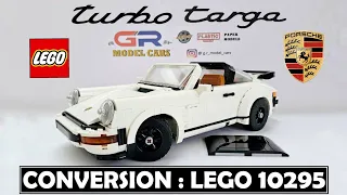How To Convert The Lego Porsche 911 Set To The Turbo Targa | Porsche 911 | Lego 10295 Modification