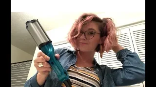 First time using the BED HEAD wave artist!!