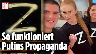 Putins Propaganda: Z-Kriegssymbol immer populärer | Ukraine-Krieg