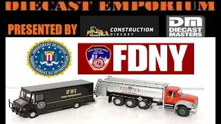 Greenlight FBI Stepvan & FDNY Tanker Truck Unboxing & Review