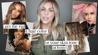 Get the Right Hair Color for your Skin Tone ! ( at Home )