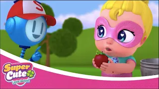 🌟 NEW! 🌟 SUPERCUTE LITTLE BABIES in ENGLISH - The swallowing worm 🐛🍎  [2x7]   🍀🍼 | CARTOON