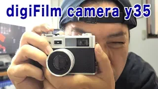 【カメラ】ヤシカdigiFilm y35の開封から使用レビュー！面白いのだが高すぎる！