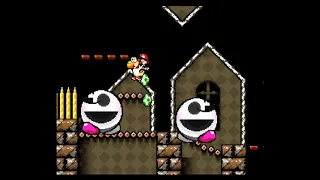 Yoshi's island custom level: 4-4 Slime Battles- Yoshi's Untitled Island 100%