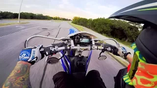 HOLY SH#T, THIS B!%&# IS BAD!!! | WR450 FIRST RIP