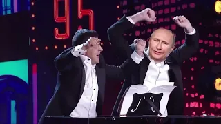 Putin and Zelensky play piano