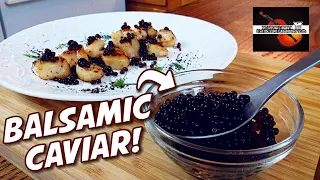 Make Your Own CAVIAR out of Balsamic Vinegar!  (Molecular Gastronomy) | Kitchen Instruments