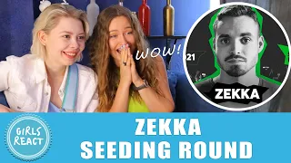 Girls React - ZEKKA 🇪🇸   SBX KICKBACK BATTLE 2021   SEEDING ROUND. React to beatbox