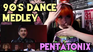 REACTION | PENTATONIX "90'S DANCE MEDLEY"