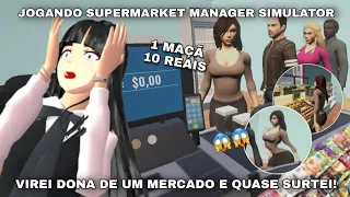 JOGUEI o JOGO DO MERCADINHO! 😱 - Supermarket Manager Simulator