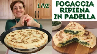 STUFFED FOCACCIA IN THE PAN (with what's there) - Easy Live Recipe