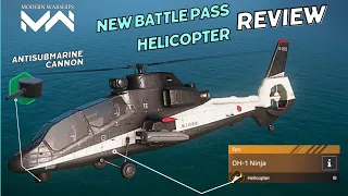OH-1 Ninja - June battle pass new t3 helicopter review - Modern warships