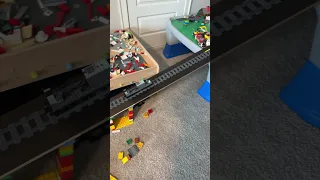 My LEGO Train Goes Uphill! #shorts #lego #train