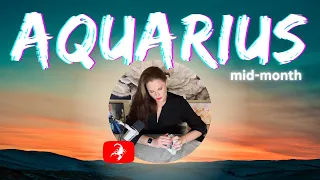 AQUARIUS | It Seems You Should Be Encouraged, Not Discouraged | Mid-Month | May 2024