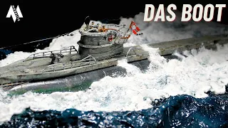 Realistic WWII U-Boat Ocean Diorama | DAS BOOT (VII C) | 1/144 | Revell | Part III