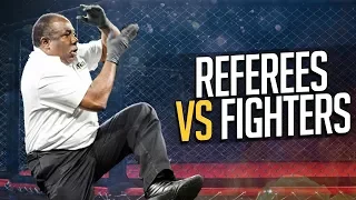 Referees vs Fighters in MMA & Boxing