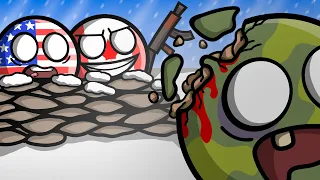 Зомби Апокалипсис в CountryBalls | Канада на Защите Границ #2