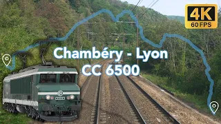 Cabride from Chambéry to Lyon Perrache with the most famous French locomotive (CC6500)