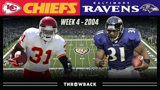 Legendary Backs of the 00's Collide on MNF! (Chiefs vs. Ravens 2004, Week 4)