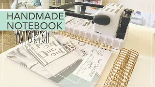 How To Make A Notebook At Home To Sell | Handmade Notebooks Using The Cinch by We R Memory Keepers