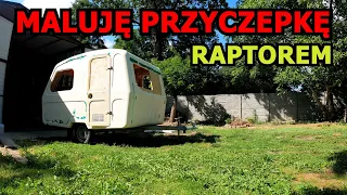 Maluję przyczepkę Raptorem - remont niewiadówki #22