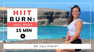 15 Minutes FULL BODY | HIIT CARDIO | FAT BURNING ( No Repeat, No Equipment)