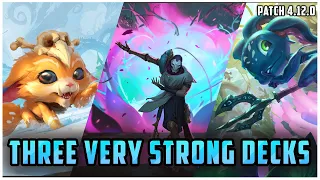 3 Top Tier ELDERLESS Decks for Climbing Patch 4.12 - LoR Meta Report