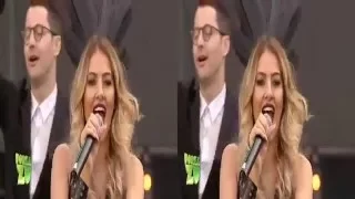 Lidia Buble si Adrian Sina  We feel as Forza ZU Live 2015   Google Cardboard Frame Version