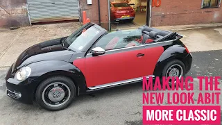 Making a new 50s Edition Beetle, look abit more 1950s! | Avery dennison | Matte Red Vinyl | Wrap |