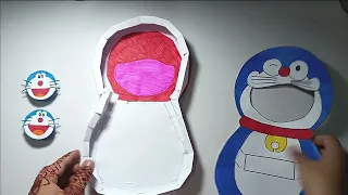 DIY Doraemon Candy Dispenser! (Fun & Functional Craft) | Mishi Art
