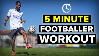 5 MINUTE WORKOUT | Improve as a footballer