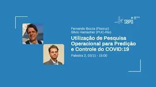 Utilização de PO para Predição e Controle COVID-19: Fernando Bozza(Fiocruz) Silvio Hamacher(PUC-Rio)