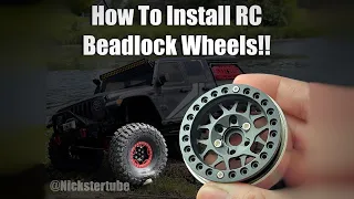 How to INSTALL/ASSEMBLE RC beadlock wheels