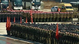 Russian Army Parade 2023, First Rehearsal Парад Победы