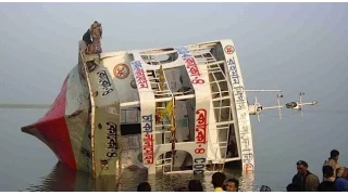 Bangladesh river ferry capsizes with around 200 people on board