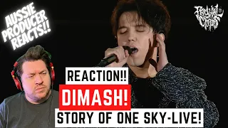 Can He Pull It Off Live?? Dimash - Story Of One Sky - Live reaction.