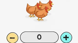 Braindom Level 198 There are 3 hens in a farm