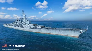 Линкор MONTANA в World of Warships Legends