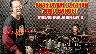 GOKIL BOCAH UMUR 10 TAHUN MALAH NGAJARIN GUE NGEDRUM !! JAGO NI ANAK - Abed Laborejoy