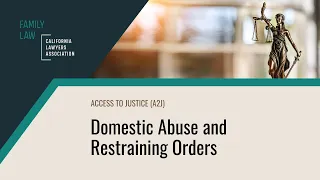 Domestic Abuse and Restraining Orders | Access to Justice