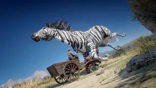 Red Dead Redemption 2 PC 4K 60fps ▶️ pLaYing AS Giant ZEBRA