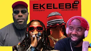 Nigeria 🇳🇬 reacts to Stonebwoy - EKELEBE ft. ODUMODUBLVCK ( MUSIC VIDEO) Reaction!!!