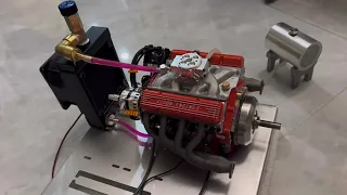 cison v8 engine， starting the engine for the first time！