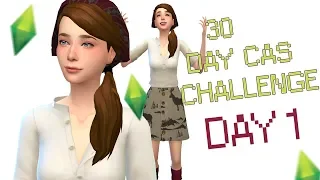 TS4/ 30 DAY CAS CHALLENGE/ 1 ДЕНЬ - СИМ С ОКРАИНЫ