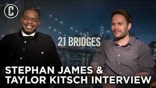 21 Bridges: Stephan James & Taylor Kitsch Interview