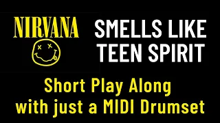 Nirvana - Smells Like Teen Spirit (+1 key) Backing MIDI Drumset with Sheet Music