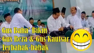 Ngaji bersama gus baha'. Gus reza lirboyo dan gus kautsar ploso tertawa terbahak bahak